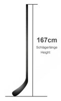 P92 Flex 85 Mid-Kick Links 66&quot; - Senior Full Carbon Schl&auml;ger